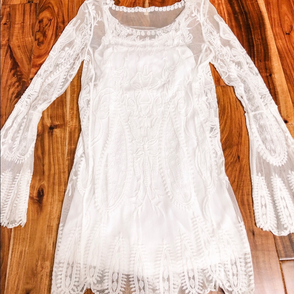 White Lace Dress